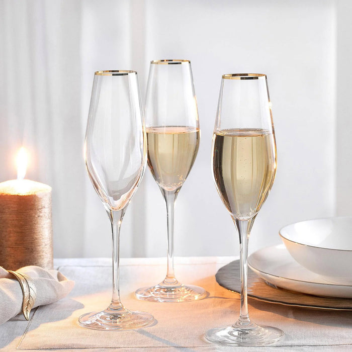 Chamonix Champagne Glass Gold STANDART