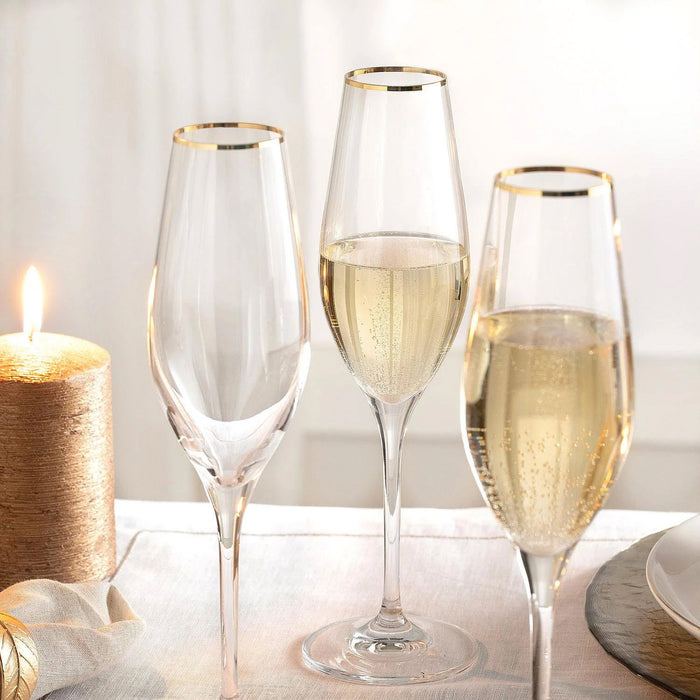 Chamonix Champagne Glass Gold STANDART