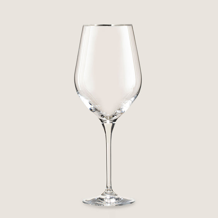 Chamonix Red Wine Glass Silver STANDART