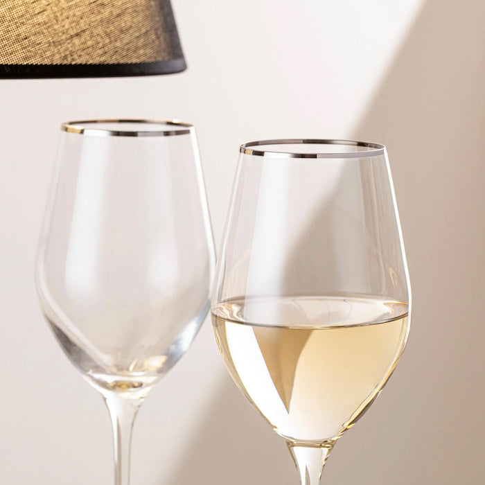 Chamonix White Wine Glass Silver STANDART