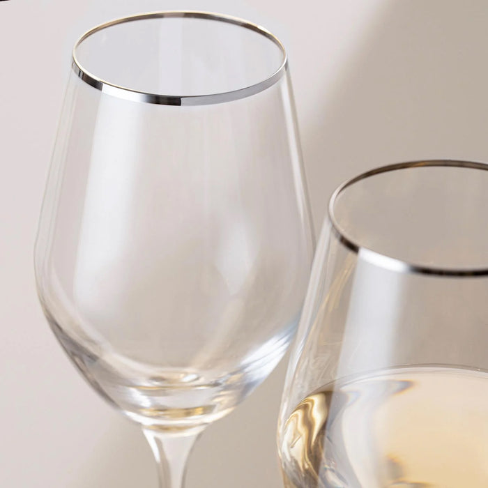 Chamonix White Wine Glass Silver STANDART