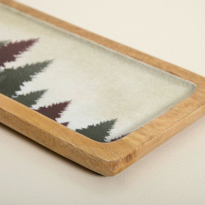 Pino Rectangular Serving Plate 33x12 Cm Natural