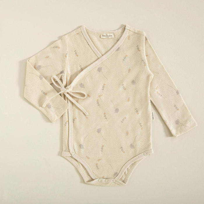 Hug Me Floral  Bodysuit Beige