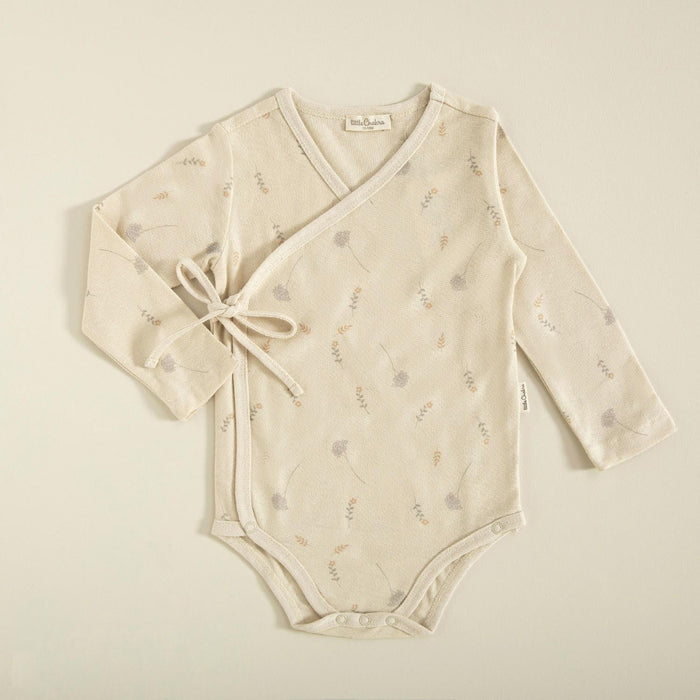 Hug Me Floral  Bodysuit Beige