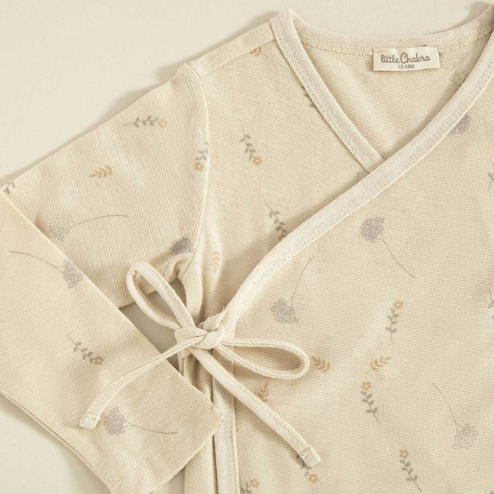 Hug Me Floral  Bodysuit Beige