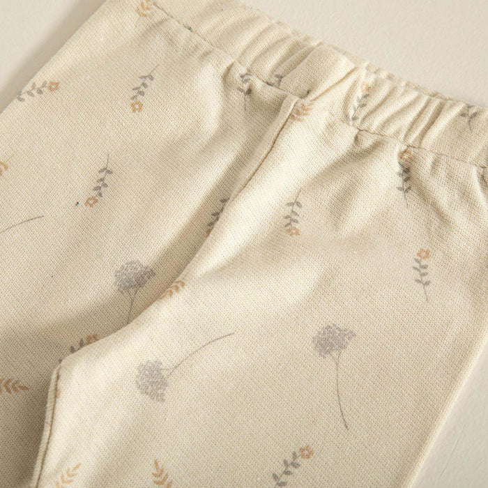 Hug Me Floral Leggings Beige