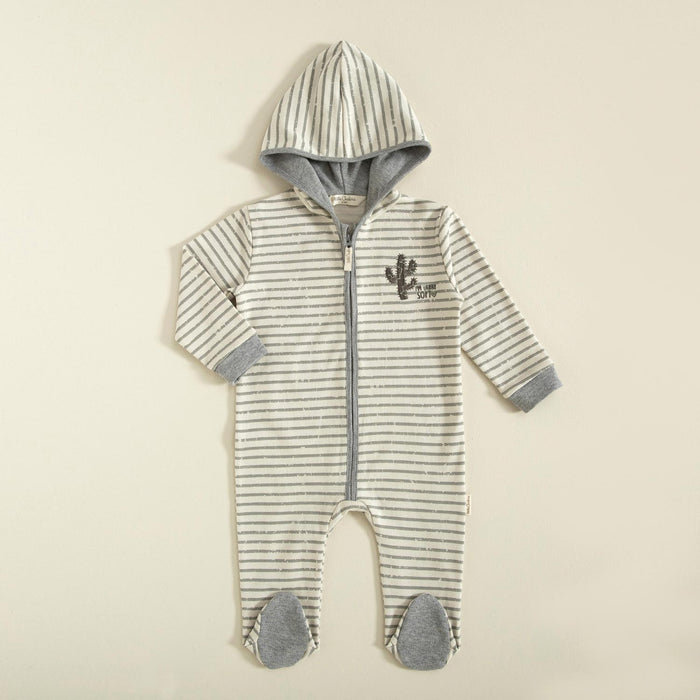 Kaktus Hooded Jumpsuit Grey Melange