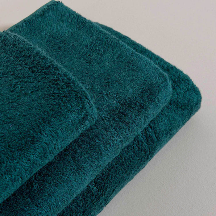 Solid Bamboo Hand Towel 30x50 cm Green