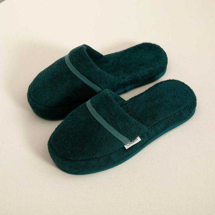 Solid Unisex Slippers Green