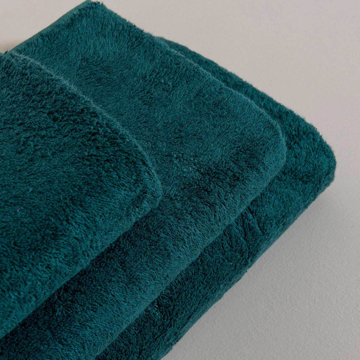 Sollid Bamboo Face Towel 50x90 cm Green