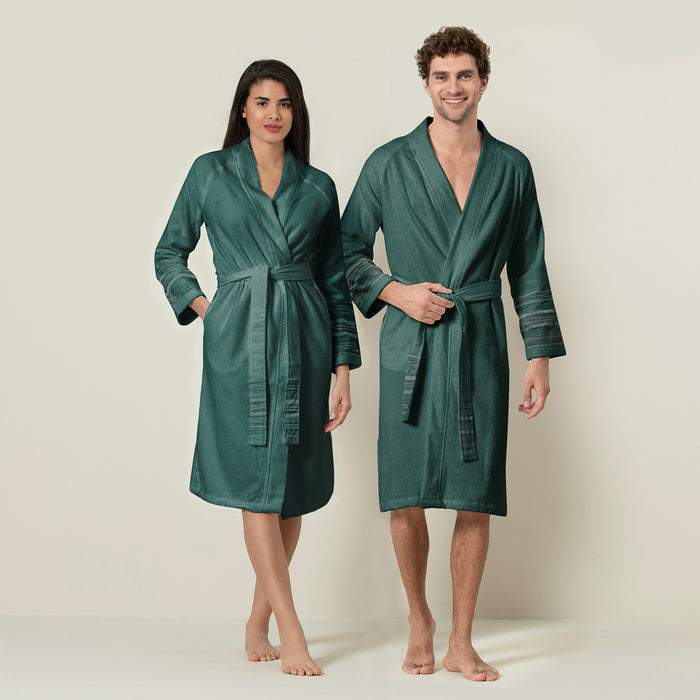 Derin Bamboo Unisex Bathrobe Green