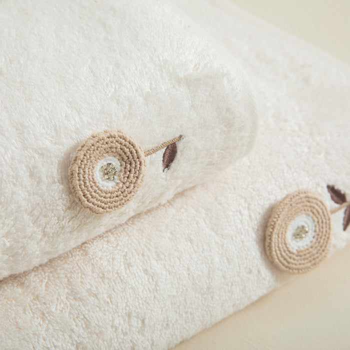 Ladina Hand Towel 30x50 cm Ecru