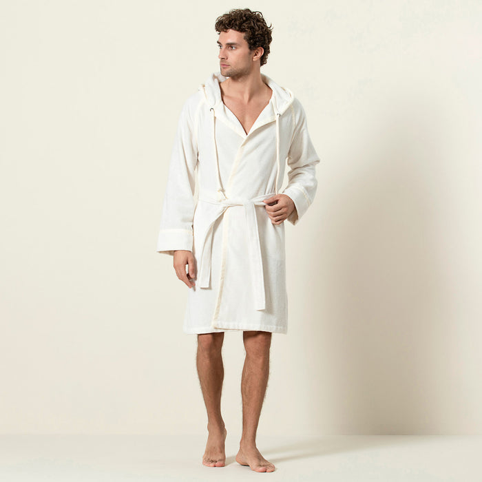 Ferme Unisex Bathrobe Ecru