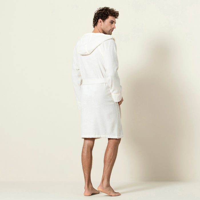 Ferme Unisex Bathrobe Ecru