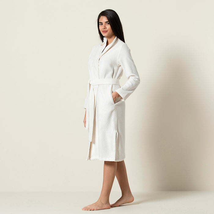 Alface Women Bathrobe Ecru