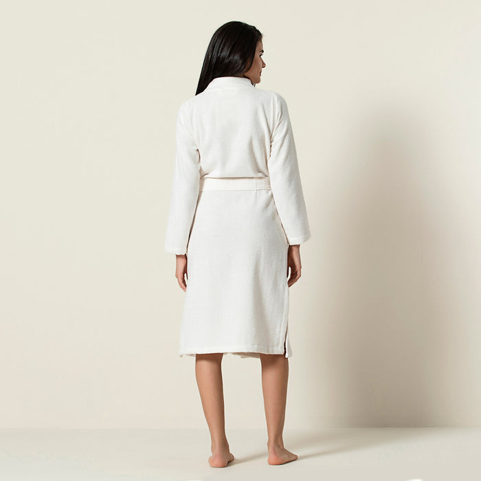 Alface Women Bathrobe Ecru