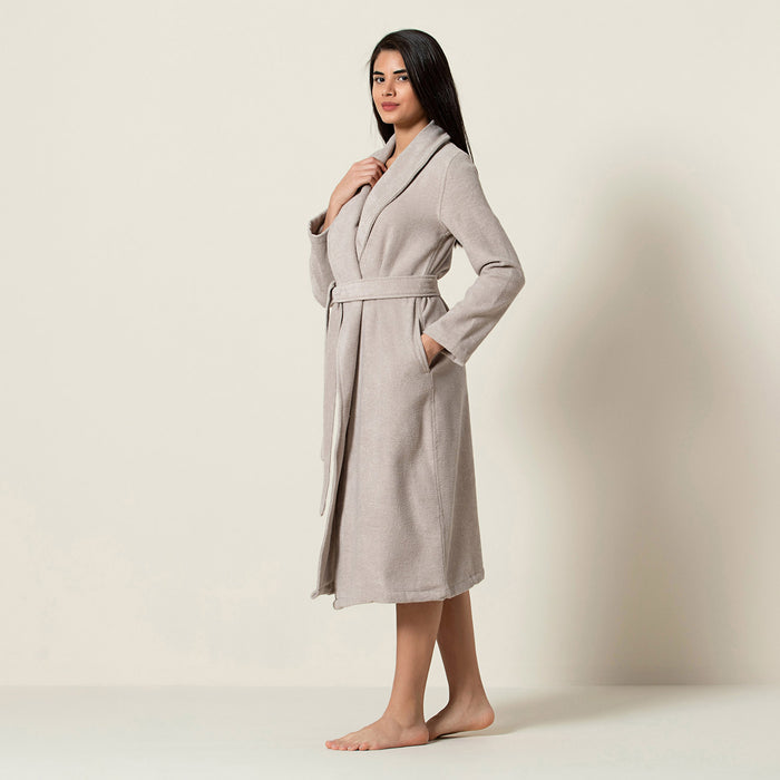 Kael Women Bathrobe Beige