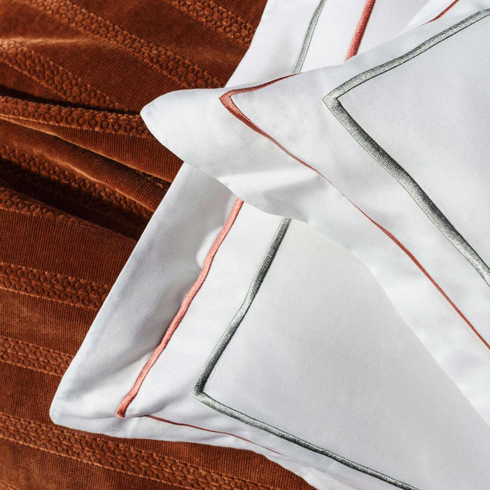 Geo Duvet Cover Set Double Size 200x220 cm Ecru