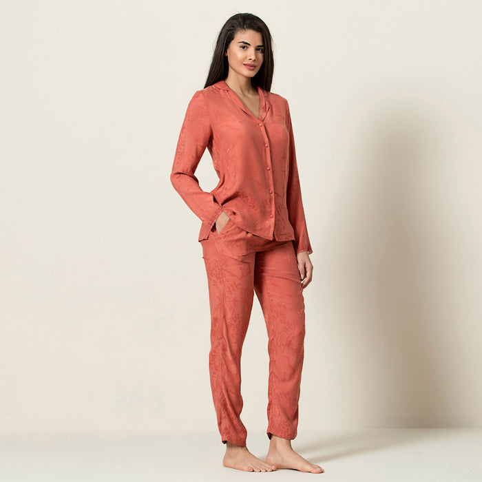 Caprice Pyjama Set Orange