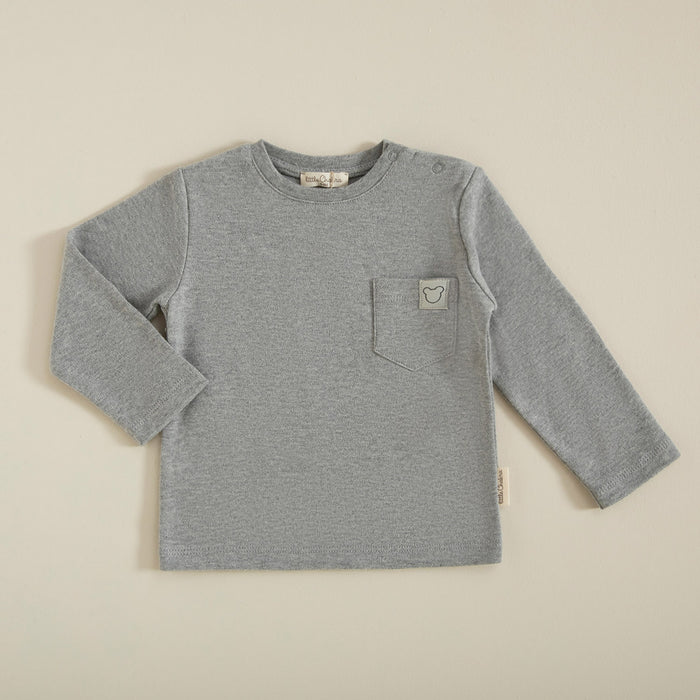 Triko Tshirt Grey Melange