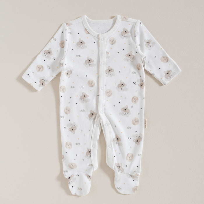 Koala Newborn Jumpsuit Ecru