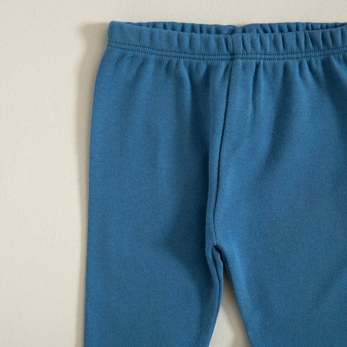 Dino Newborn Footed Pants indigo