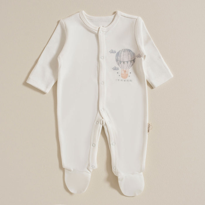 Baloon Newborn Jumpsuit 2 Ecru