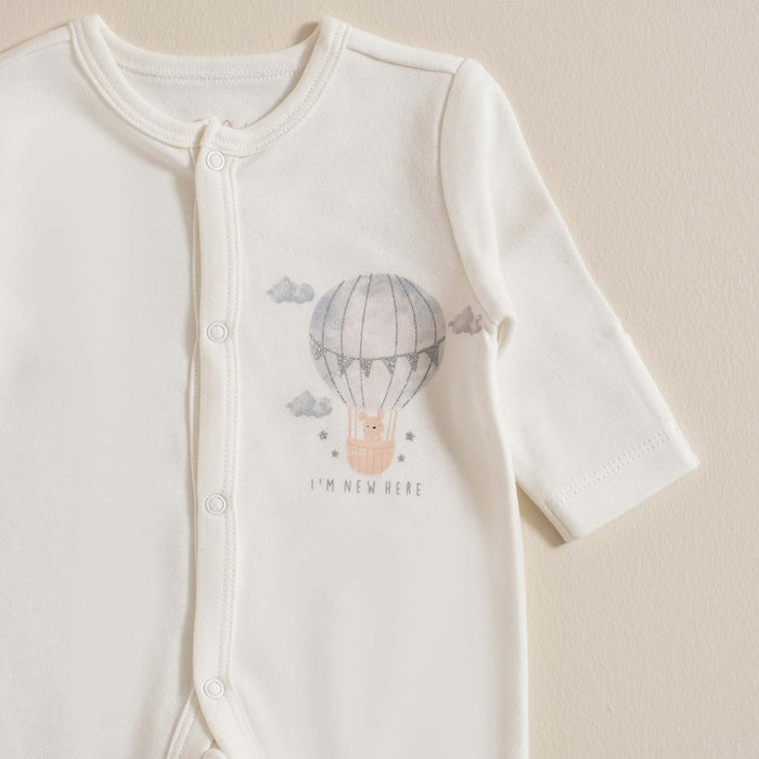 Baloon Newborn Jumpsuit 2 Ecru