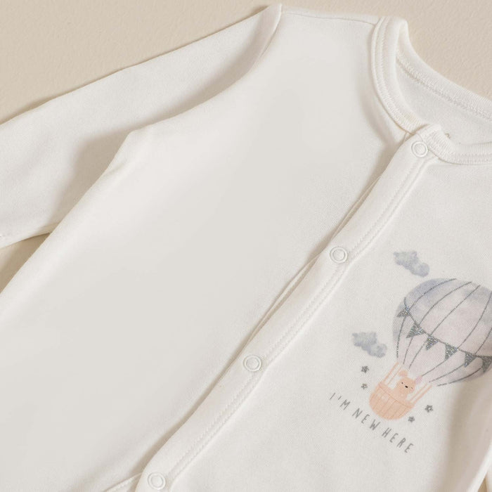 Baloon Newborn Jumpsuit 2 Ecru