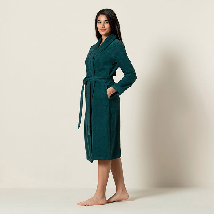 Kael Women Bathrobe Green