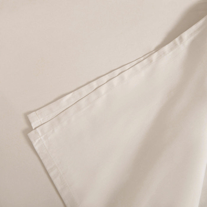 Classic Bamboo Cotton Double Fitted Bed Sheet 160x200 cm Beige