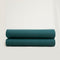 Classic Bamboo Cotton Double Fitted Bed Sheet 160x200 cm Green