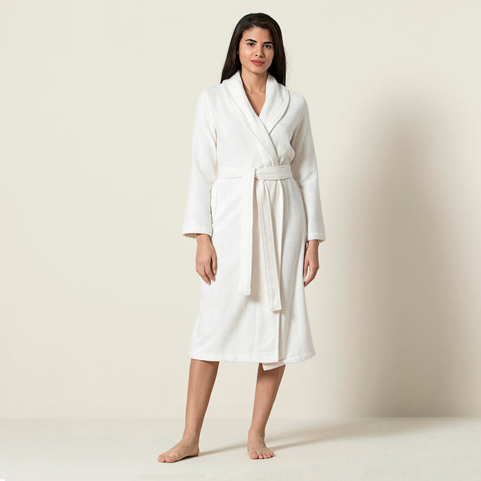 Kael Women Bathrobe Ecru