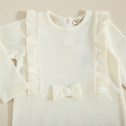 Party Ruffled Jumsuit Ecru