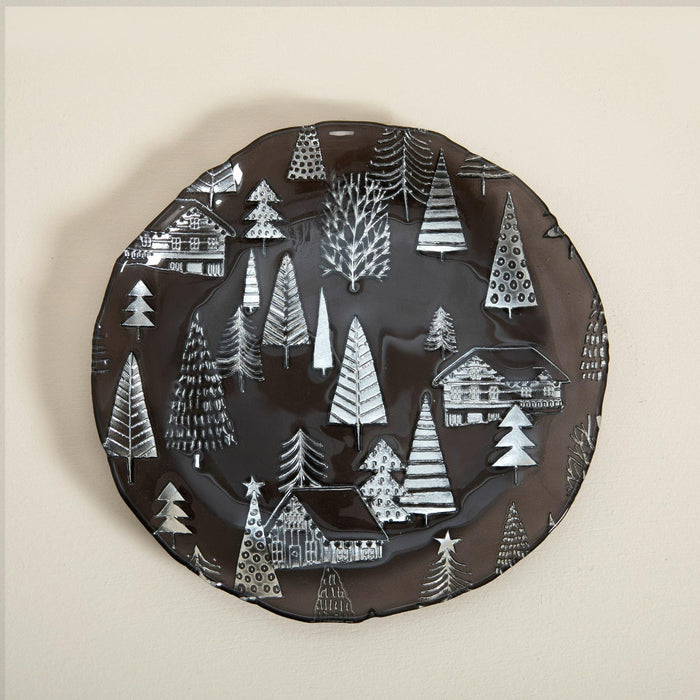 Zermatt Cake Plate 21 Cm Grey/Dark Grey