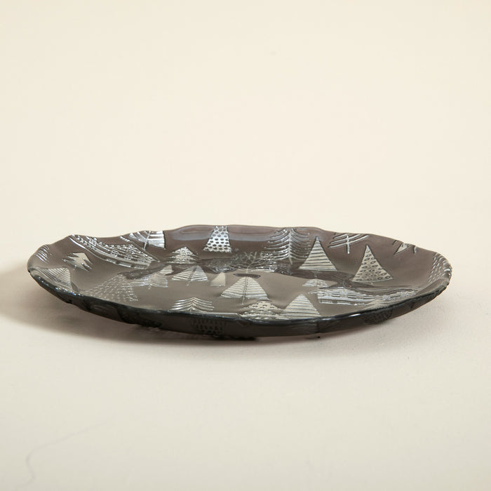 Zermatt Cake Plate 21 Cm Grey/Dark Grey