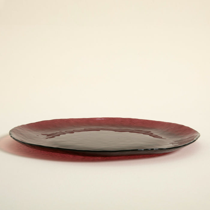 Dune Platter 33 Cm Bordeaux