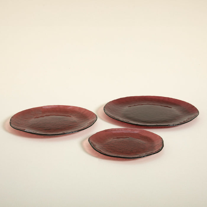 Dune Platter 33 Cm Bordeaux