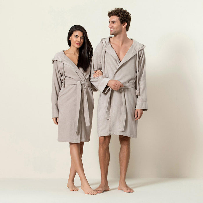 Ferme Unisex Bathrobe Beige