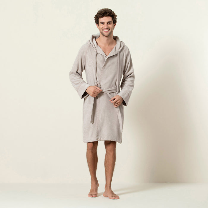 Ferme Unisex Bathrobe Beige