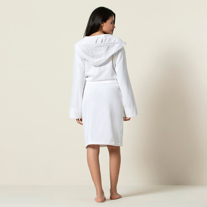 Ferme Unisex Bathrobe White