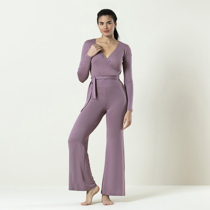 Loose Cut Trousers Grape