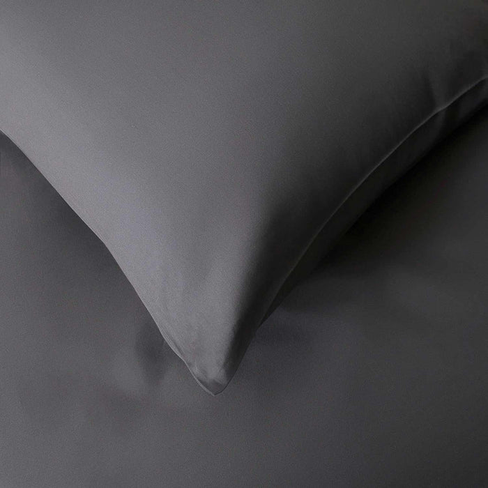 Alana Duvet Cover Set Double Size 200x220 cm Anthracite