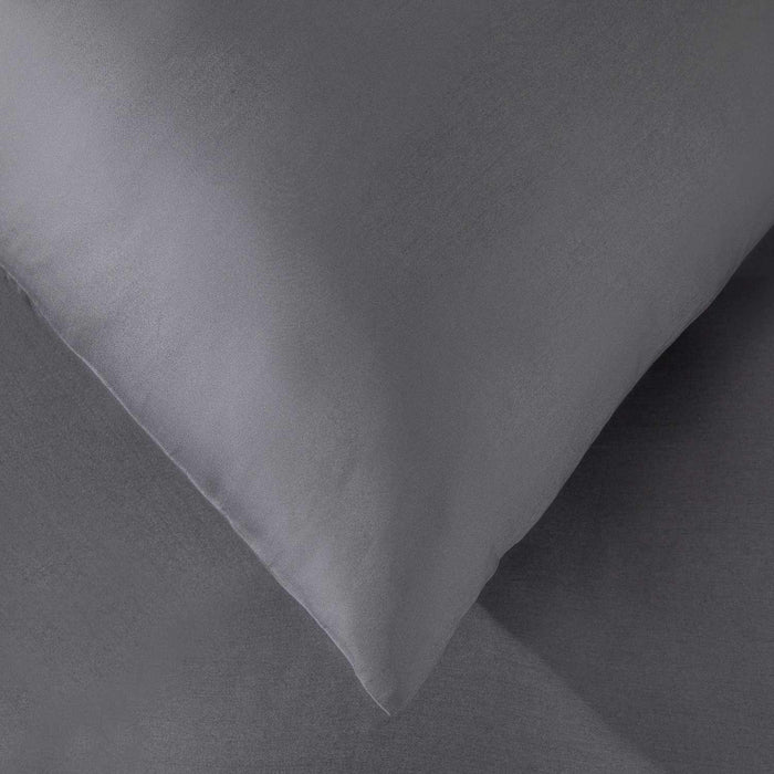 Alana Duvet Cover Set Double Size 200x220 cm Dark Grey