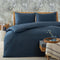 Alana Duvet Cover Set Double Size 200x220 cm Blue