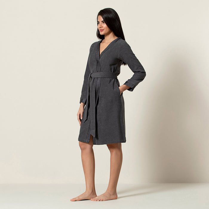 Floss Woman Bathrobes Anthracite