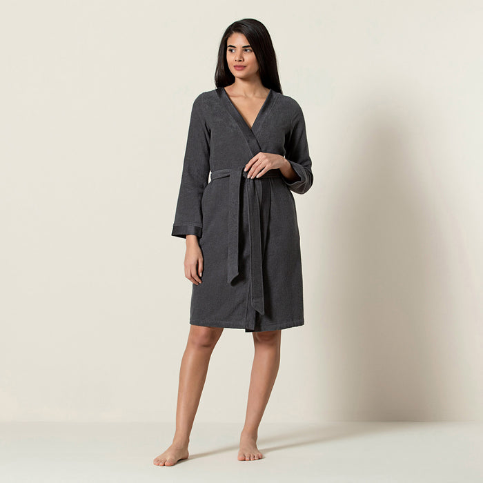 Floss Woman Bathrobes Anthracite