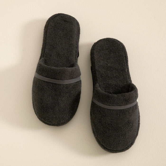 Solid Unisex Batroom Slipper Anthracite