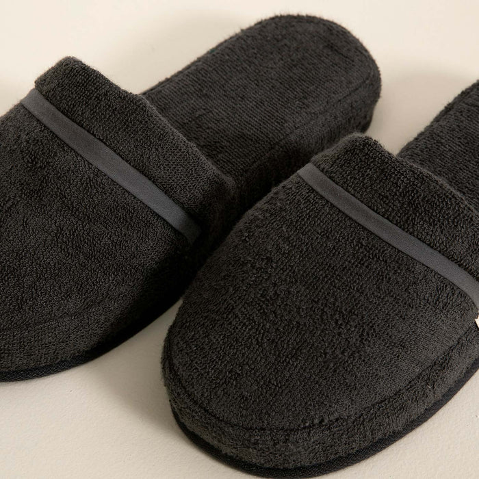 Solid Unisex Batroom Slipper Anthracite