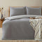 Bettie Duvet Cover Set King Size 230x220 cm COOL GREY/GREY